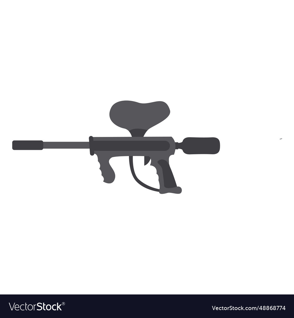 Gun gray silhouette