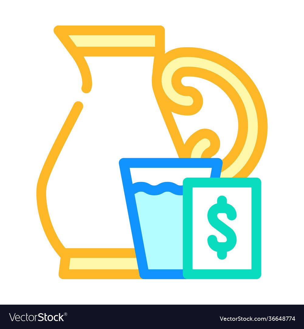 Old self-service system color icon vector image Old self-service system color icon