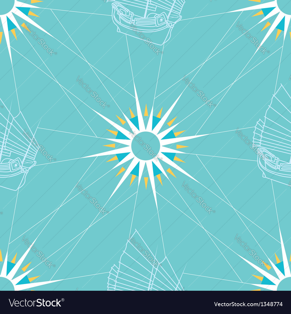 Seamless sailing pattern