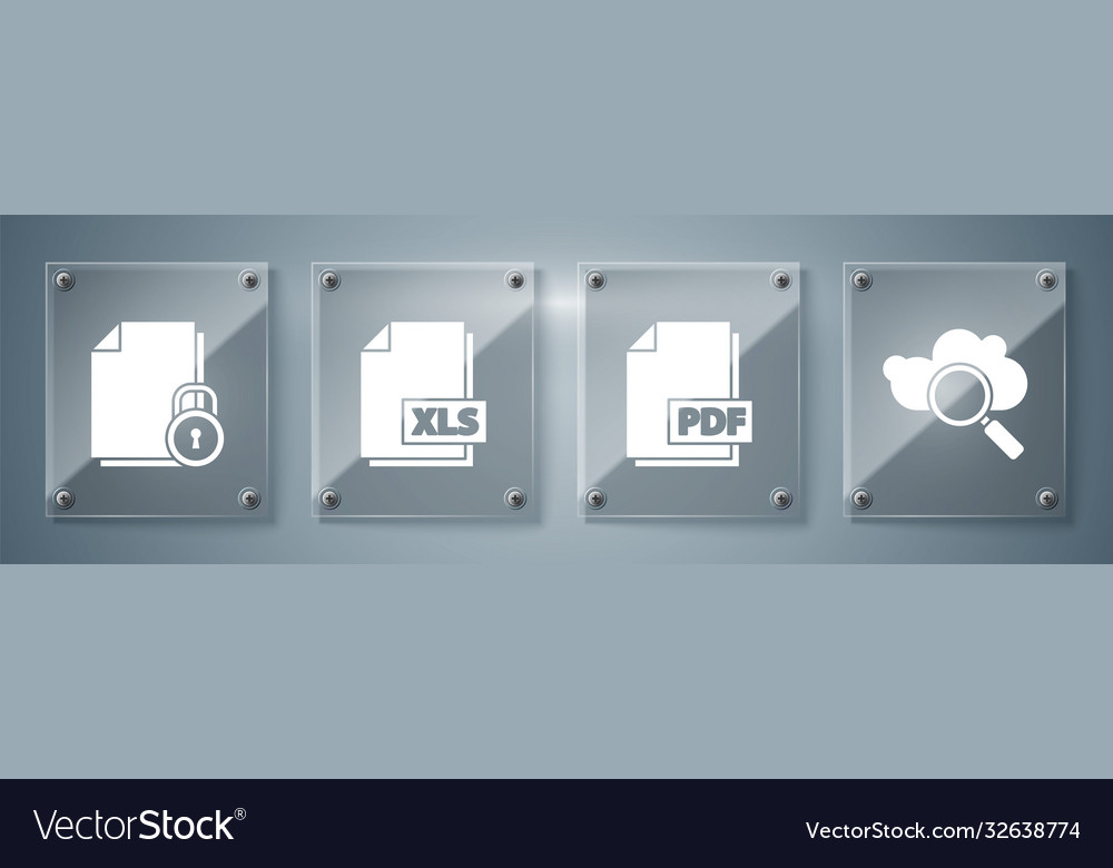 Suchen Cloud Computing pdf Dateidokument xls Vector Image Suchen Cloud Computing pdf Dateidokument xls