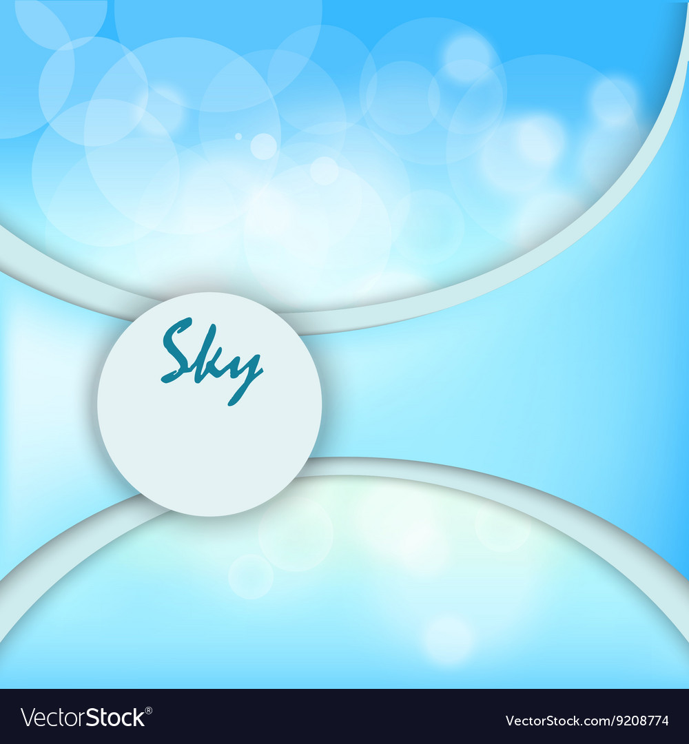 Sky background with space for text