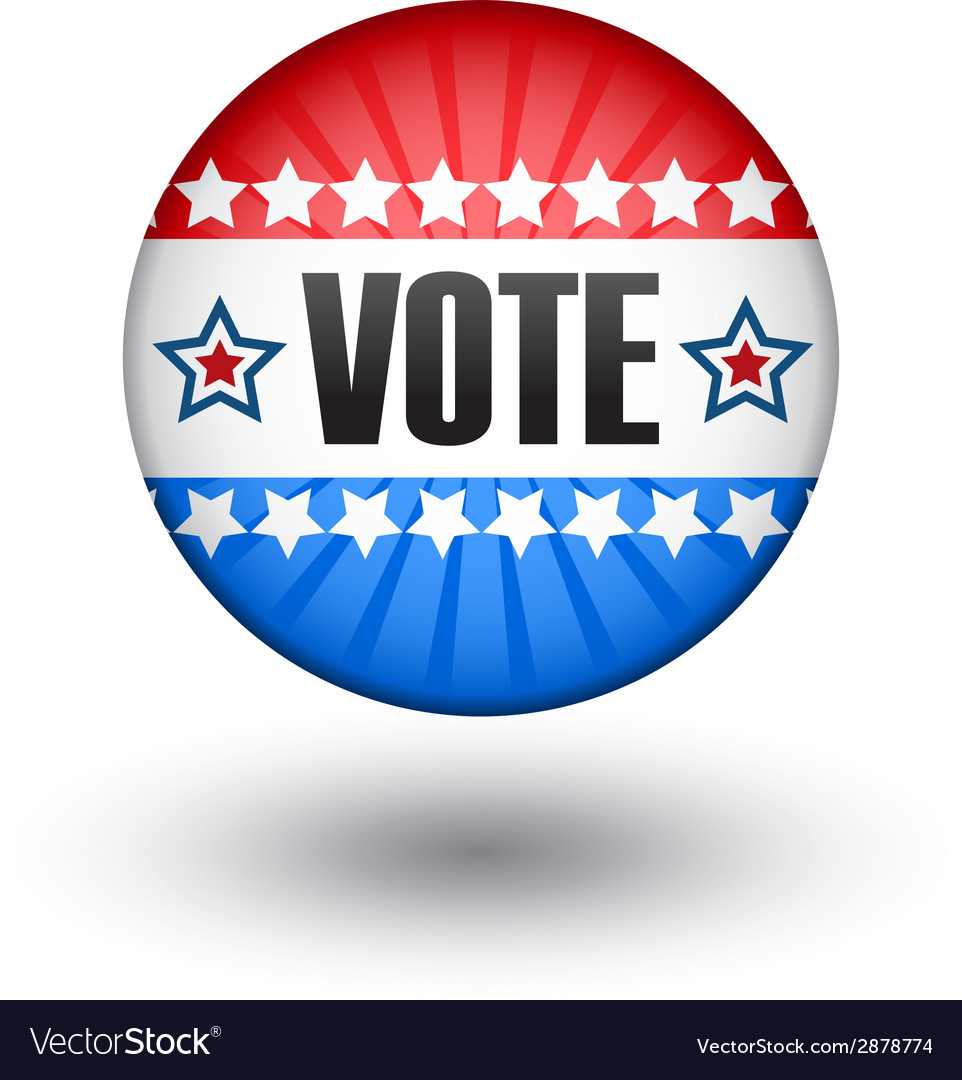 Usa vote sign Royalty Free Vector Image - VectorStock