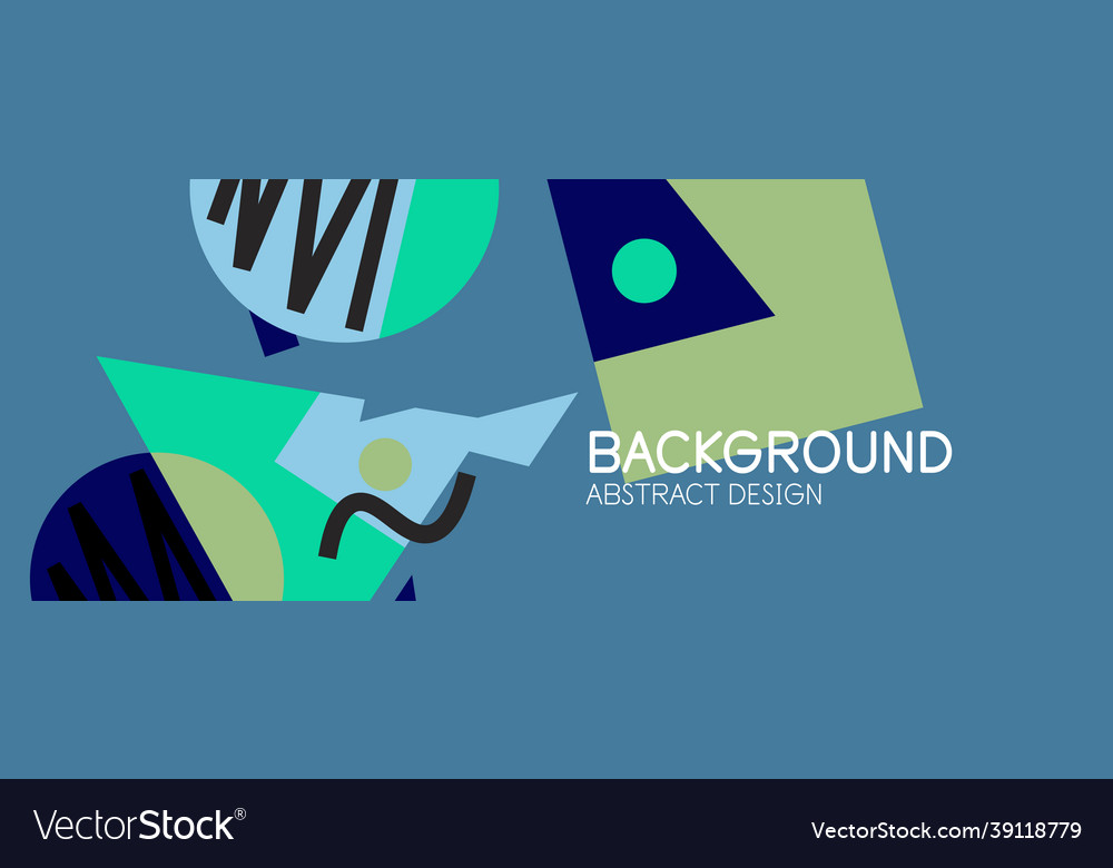 Abstract background with blocks lines geometric vector image Abstract background with blocks lines geometric