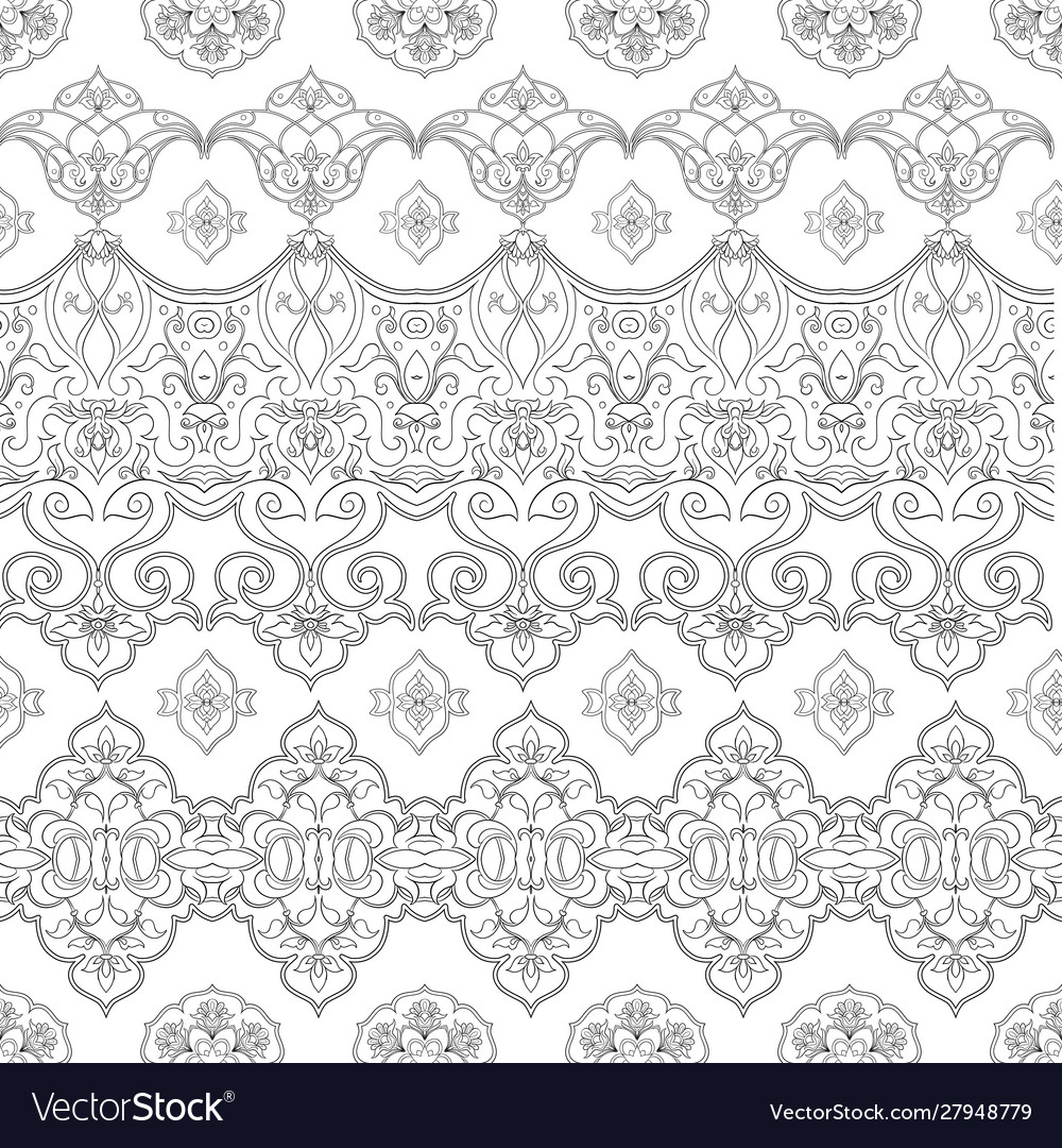 Ostethnisches Motiv traditionelles muslimisches Ornament vector image Ostethnisches Motiv traditionelles muslimisches Ornament