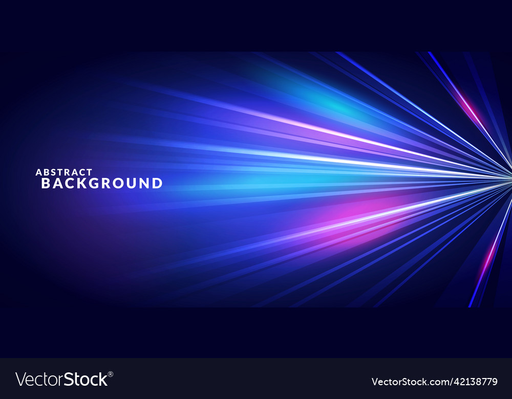 High speed lines with focus vector image High speed lines with focus