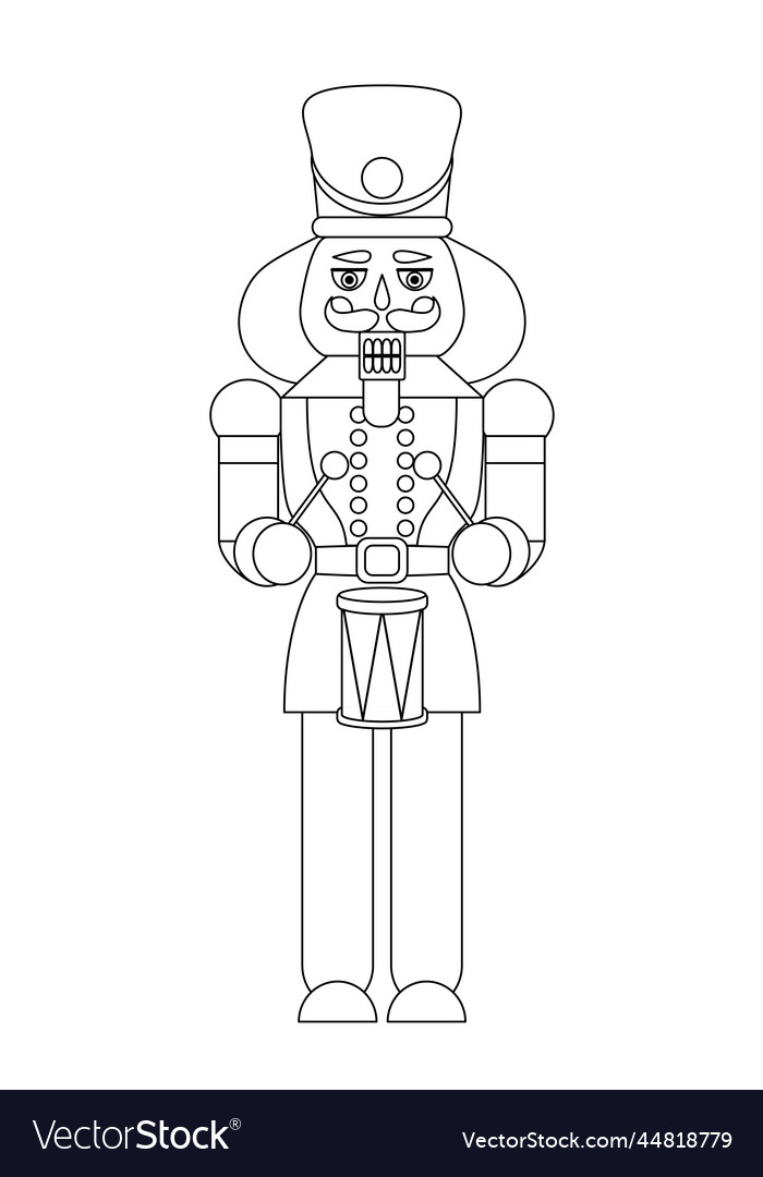 Nutcracker Line Art Icon