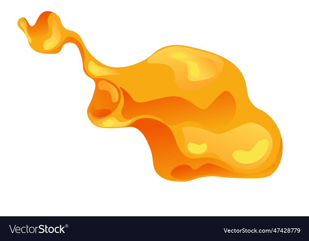 Sticky yellow fluid made bny bees honey product Vector Image