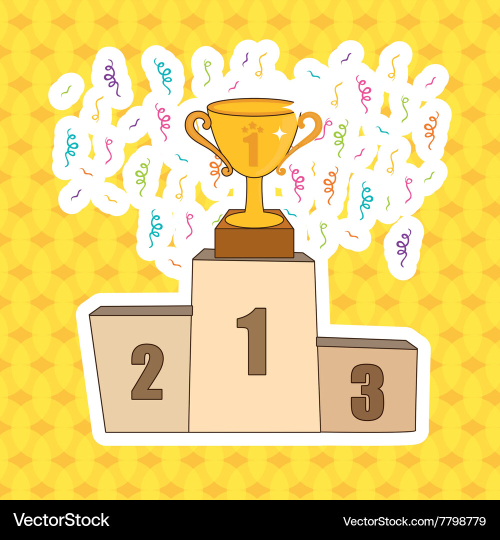 Trophy icon design Royalty Free Vector Image - VectorStock