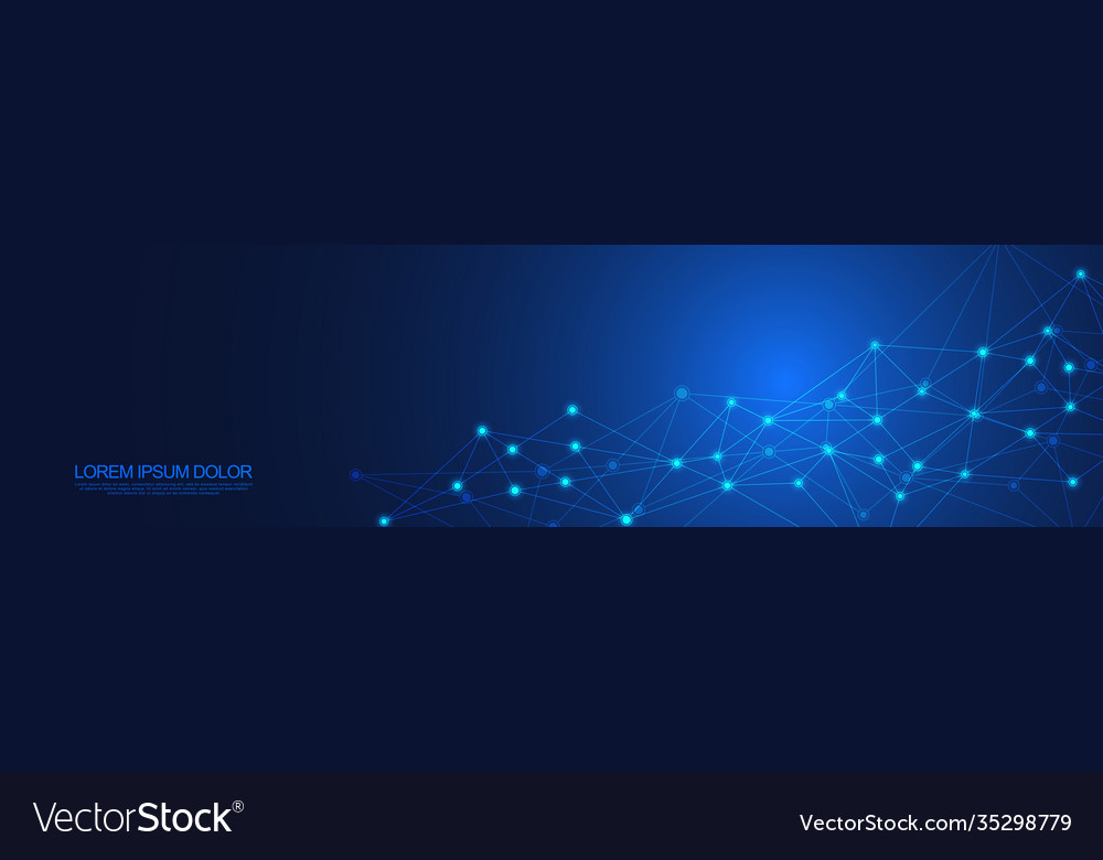 Website header or banner design with abstract Vector Image Website header or banner design with abstract