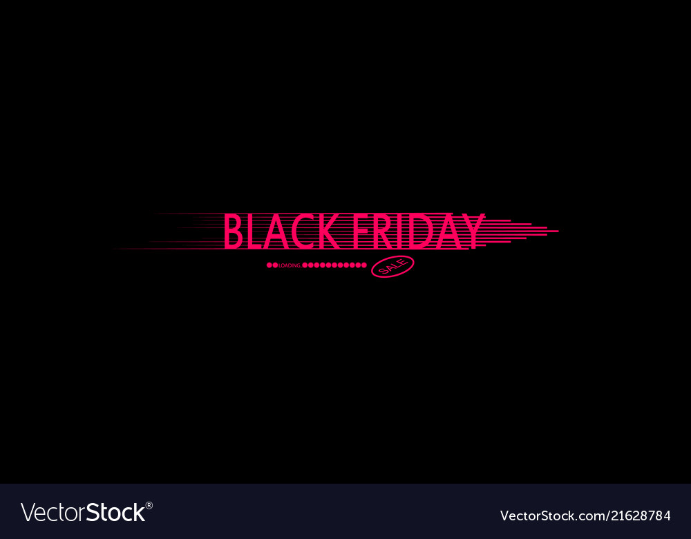 Black friday speed icon and loading bar