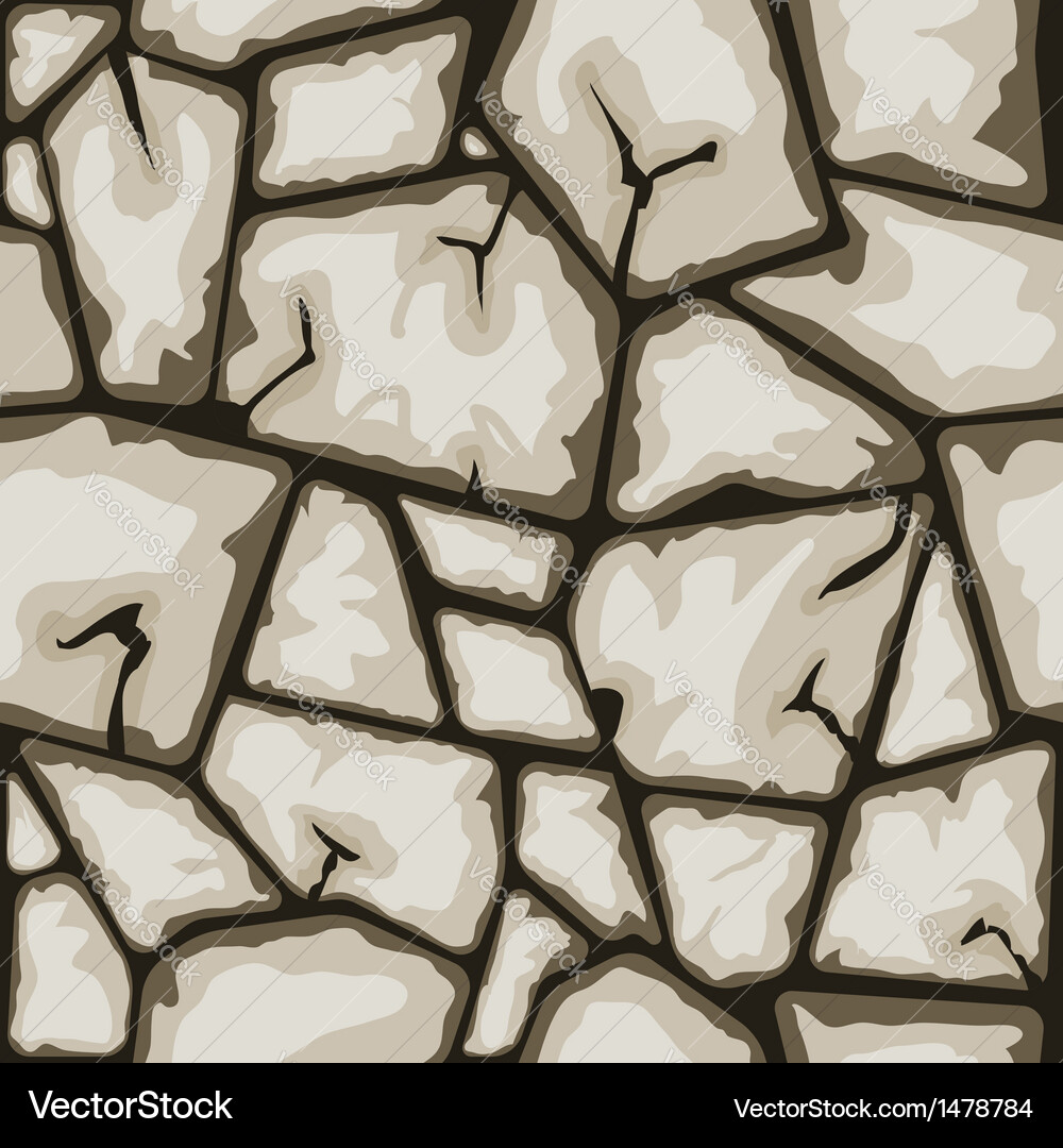 Brown stone seamless pattern Royalty Free Vector Image