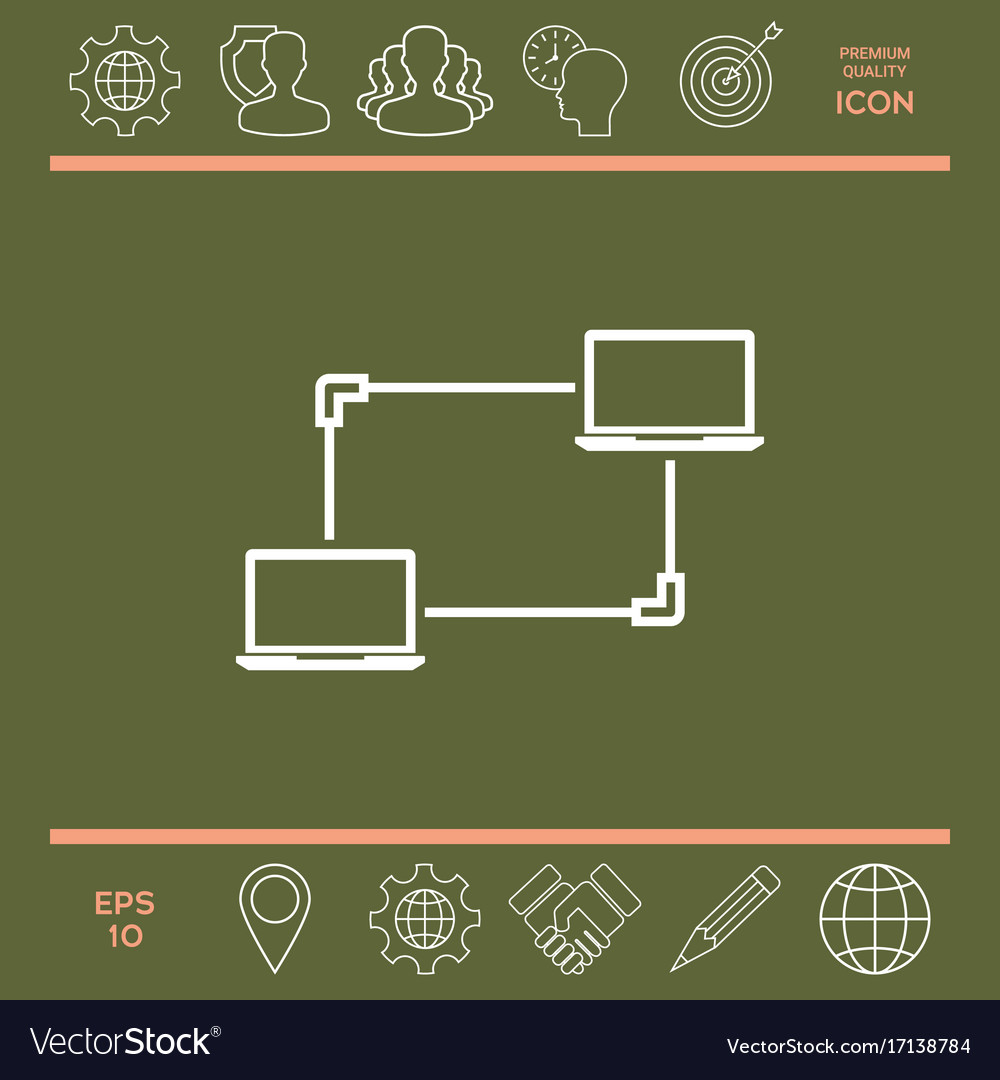 Computer network data exchange transfer concept
