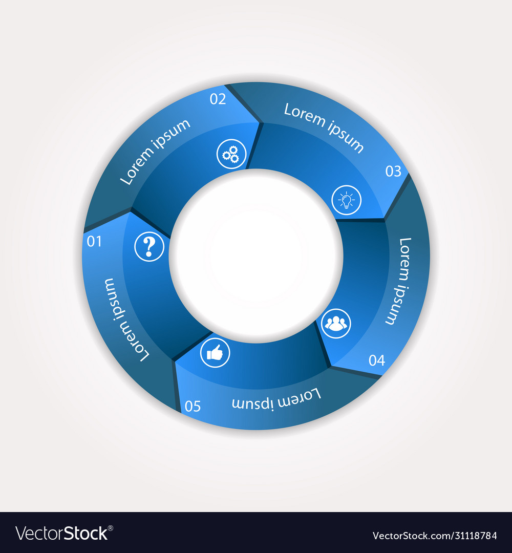 Infographic template for use in a workflow