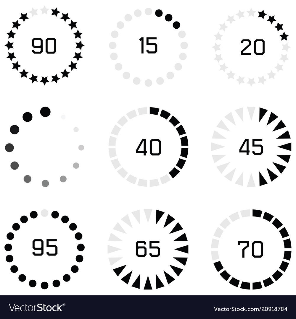 Loading icon set