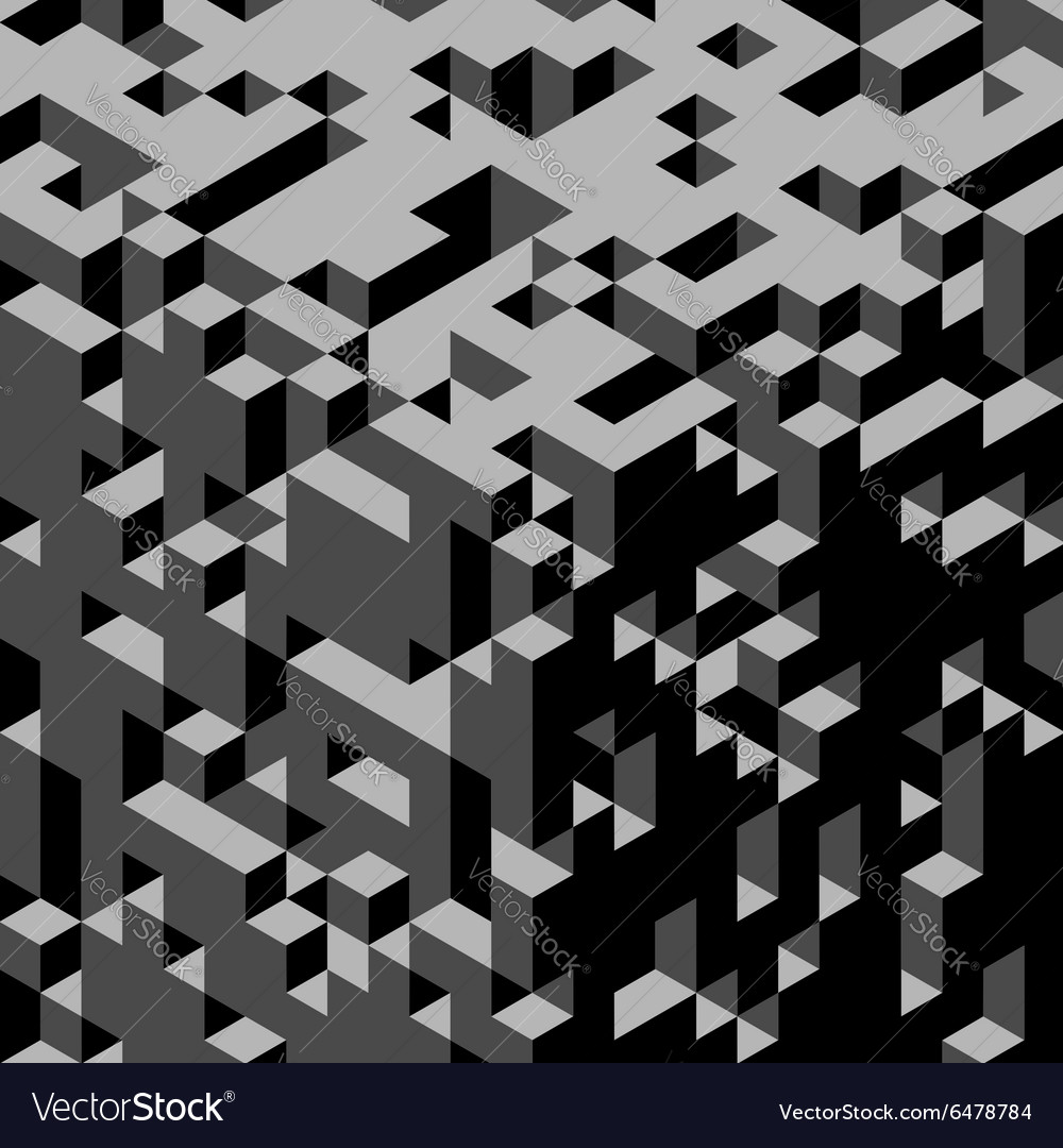 Modern 3D Geometric Mosaic Background