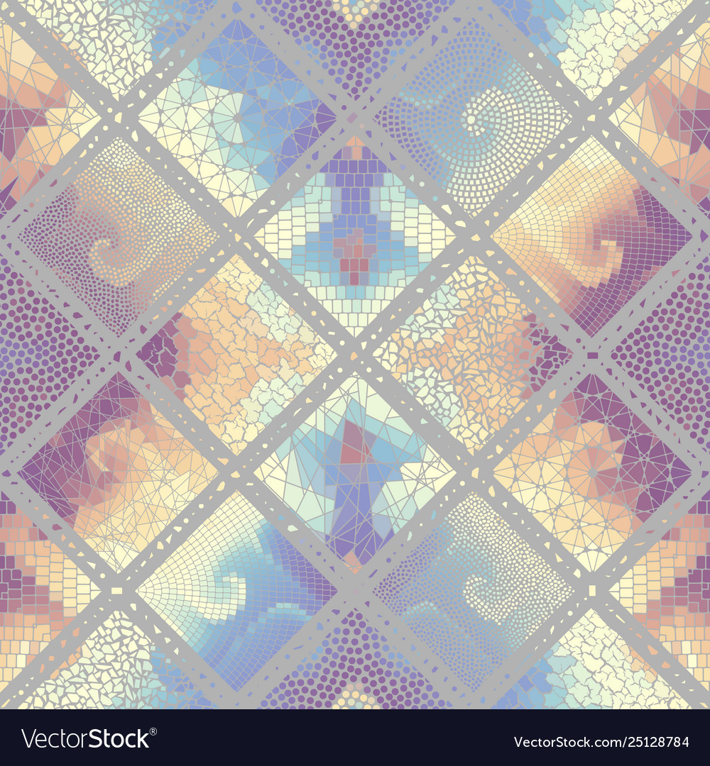 Mosaic art pattern image