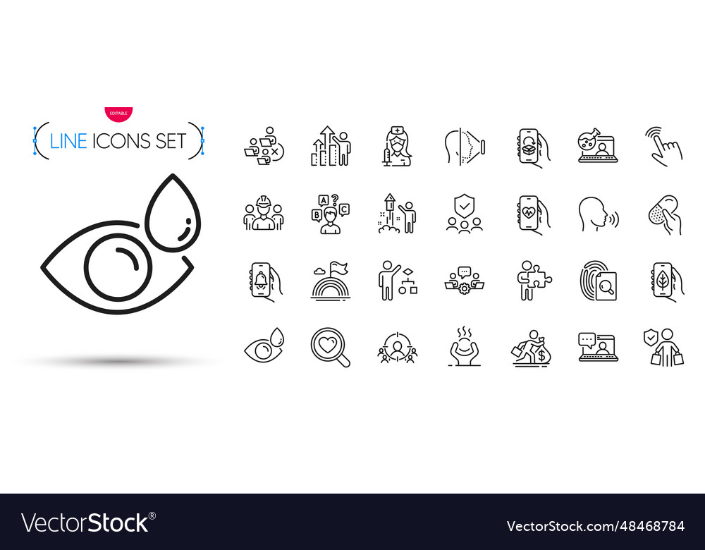 Pack of algorithm remove team and business Vector Image Pack of algorithm remove team and business