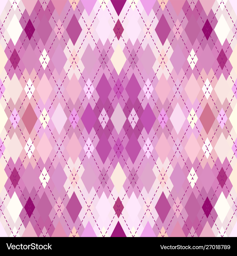 Argyle seamless pattern background Royalty Free Vector Image