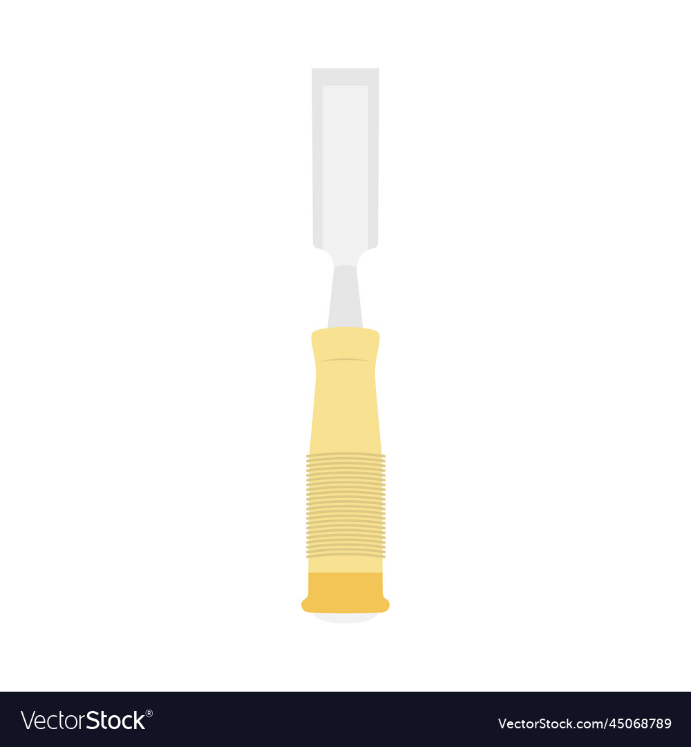 Chisel flat clean icon design element