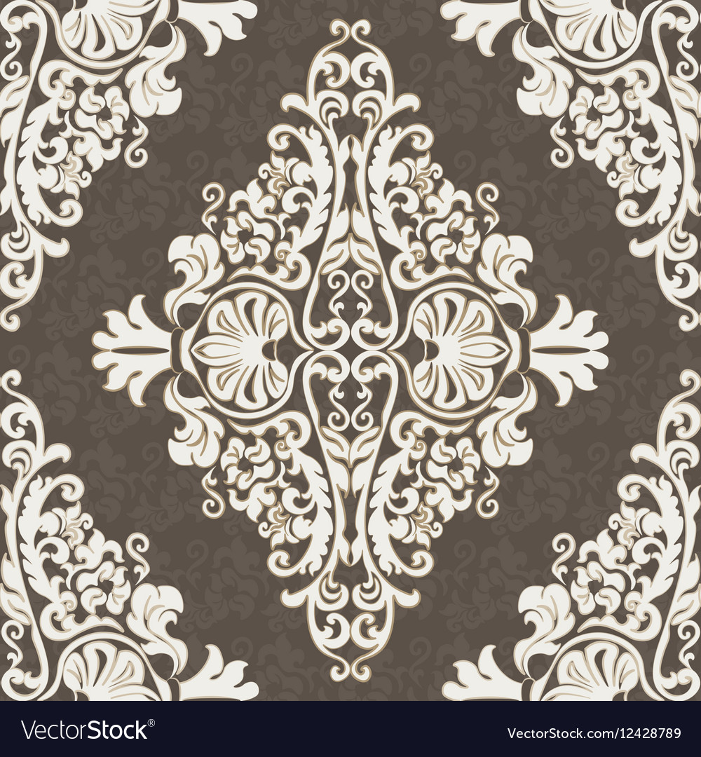 Classic rococo ornament design