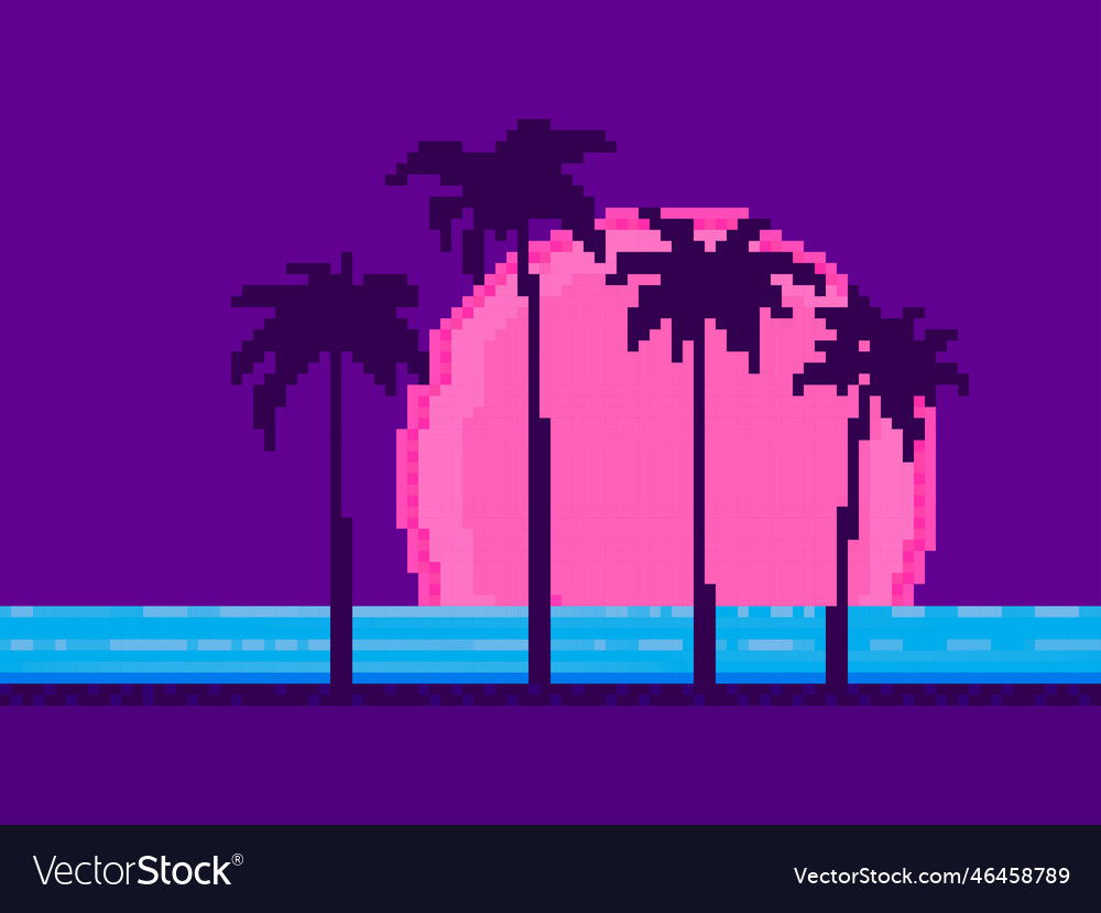 A tree at sunset (OC) 32x32 : r/PixelArt