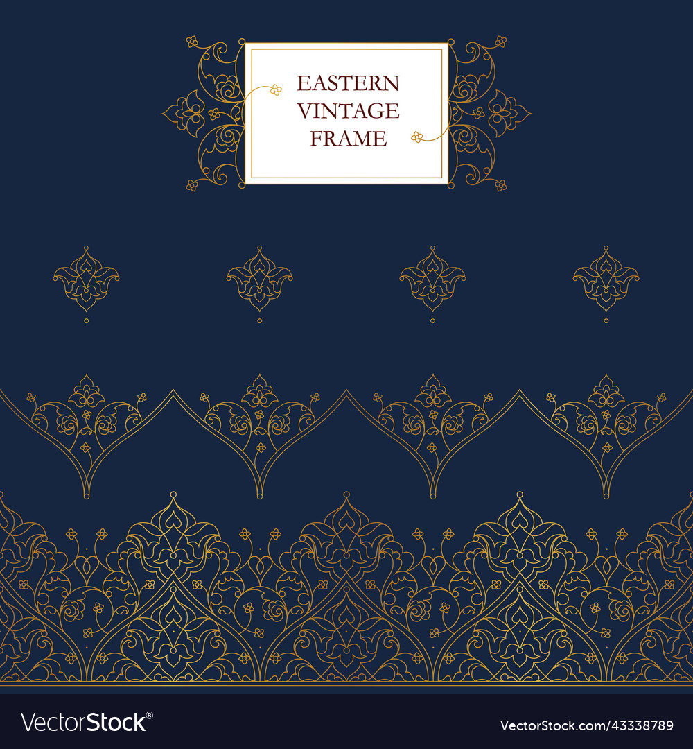 Set of line art frames borders vignette vector image Set of line art frames borders vignette