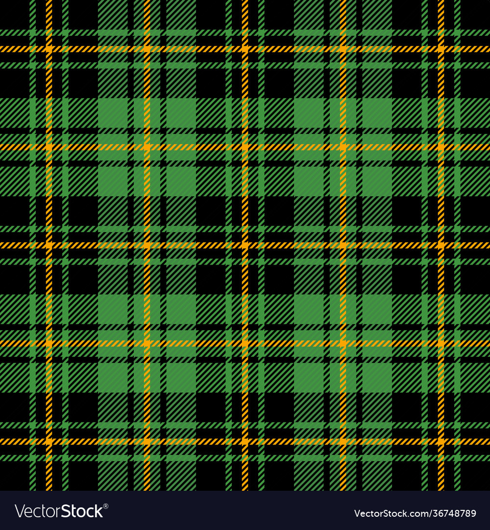 St patricks day tartan plaid scottish cage vector image St patricks day tartan plaid scottish cage