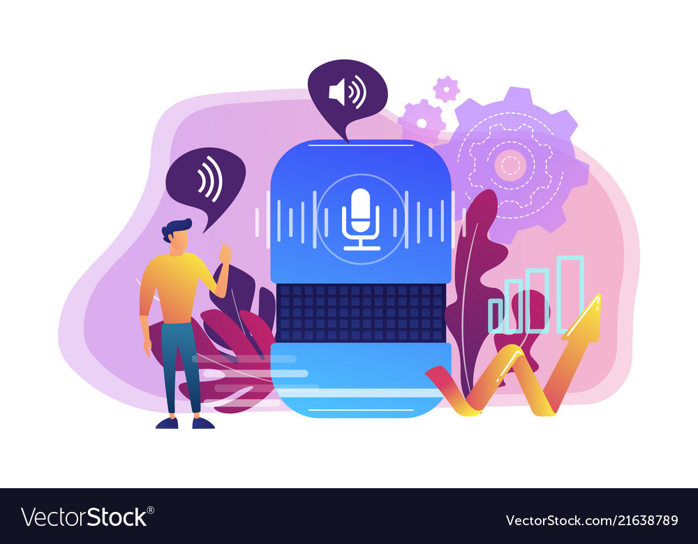 Voice control concept Royalty Free Vector Image