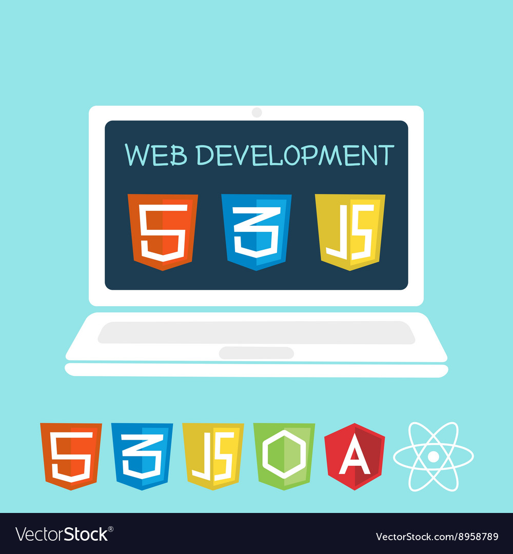 Web development Royalty Free Vector Image - VectorStock