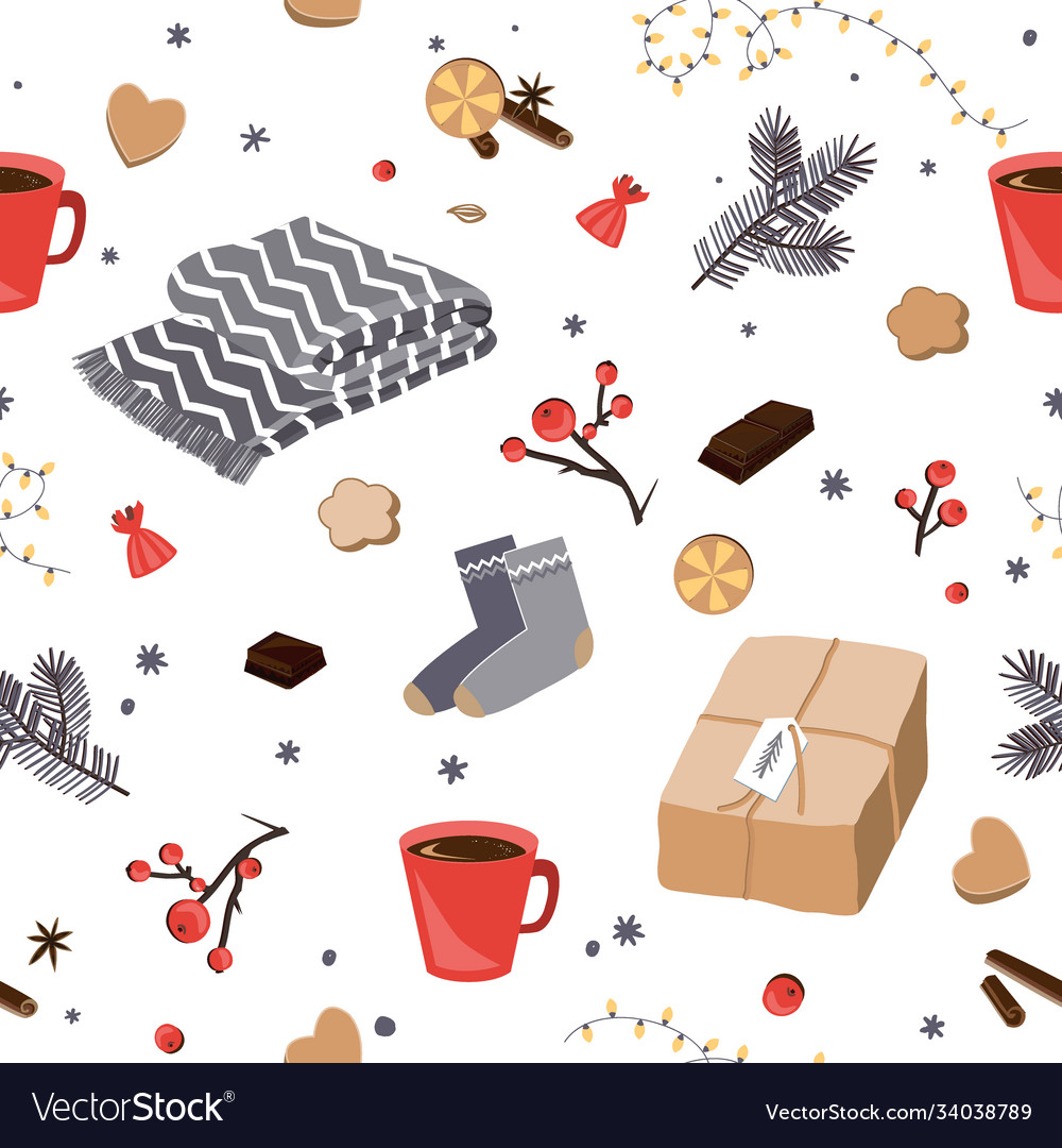 Winter Hygge Pattern - Festive & Cozy