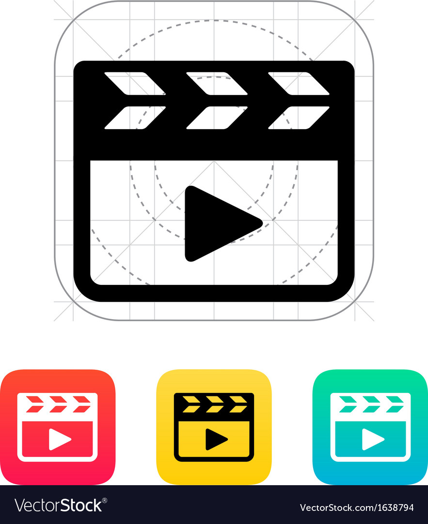 Clapper board icon