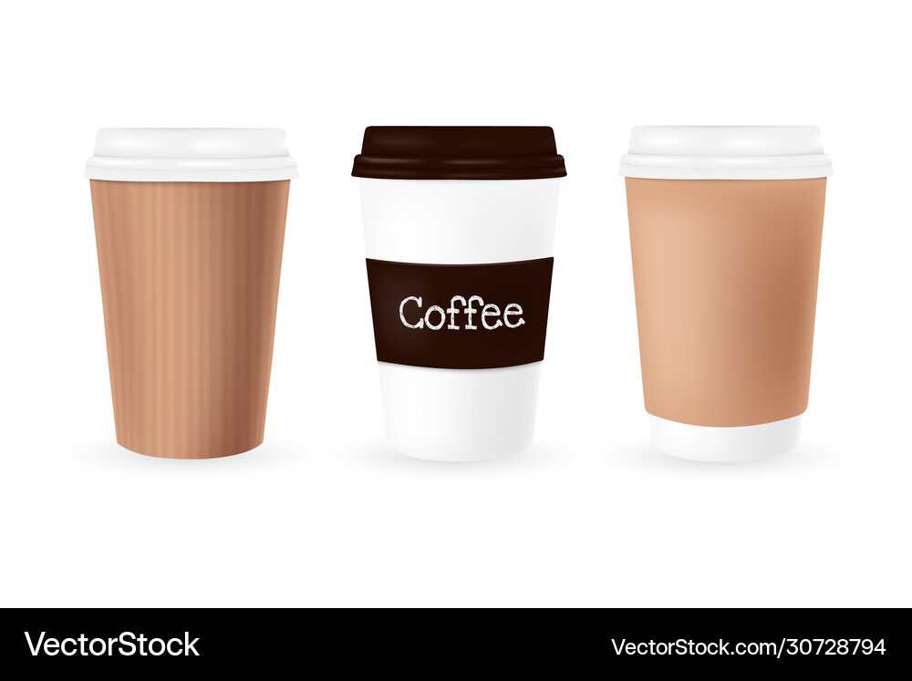 Coffee cup isolated Royalty Free Vector Image - VectorStock