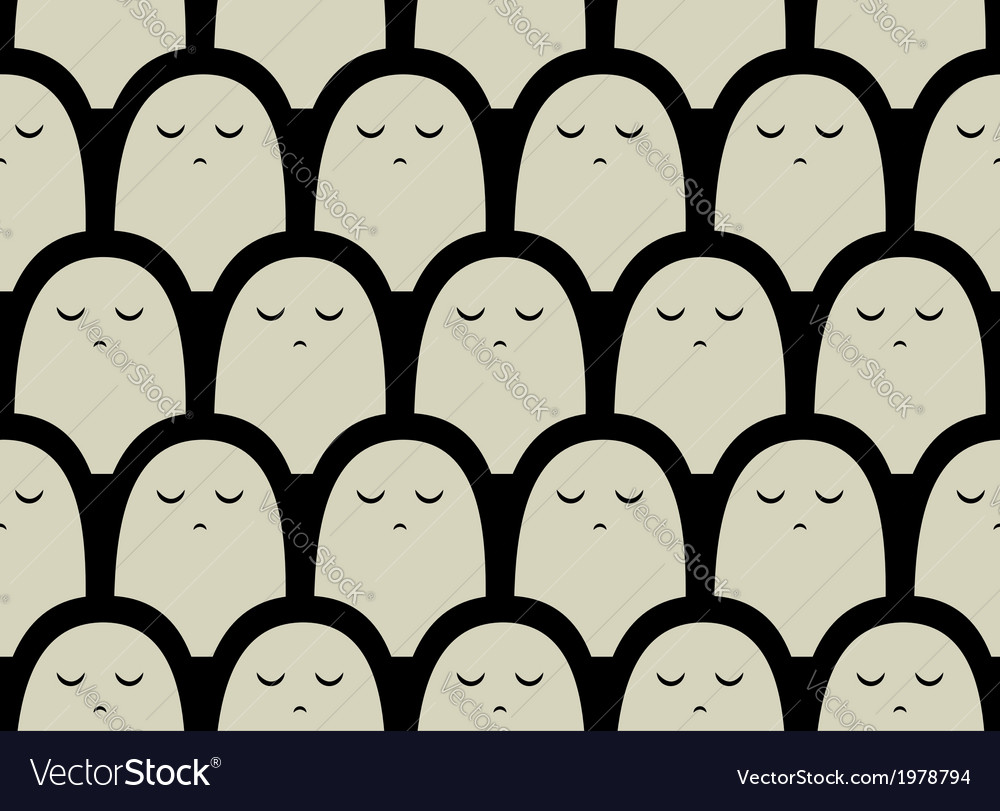 Colorful simple pattern crowd