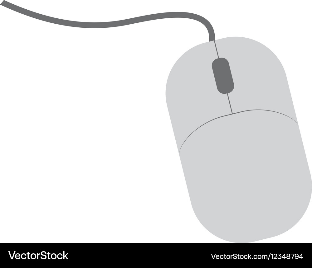 Computer mouse device Royalty Free Vector Image