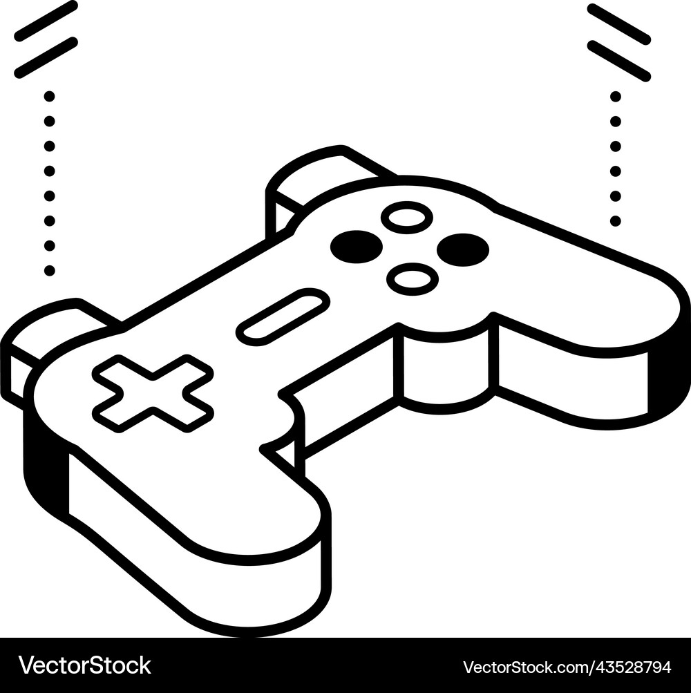 Console game joypad gamepad controller device Vector Image