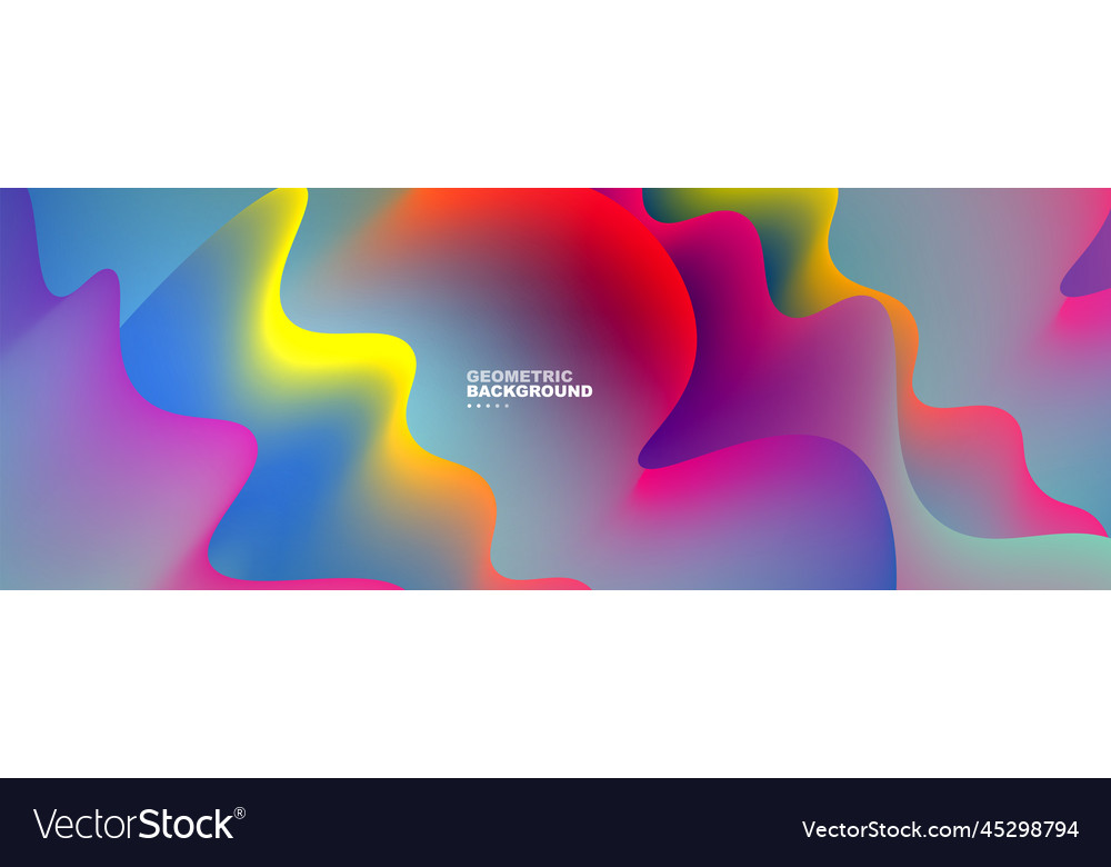 Dynamic liquid waves abstract background