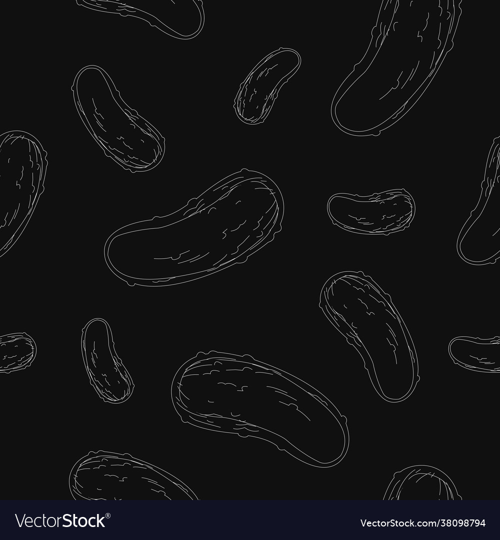 Pattern background with pickles