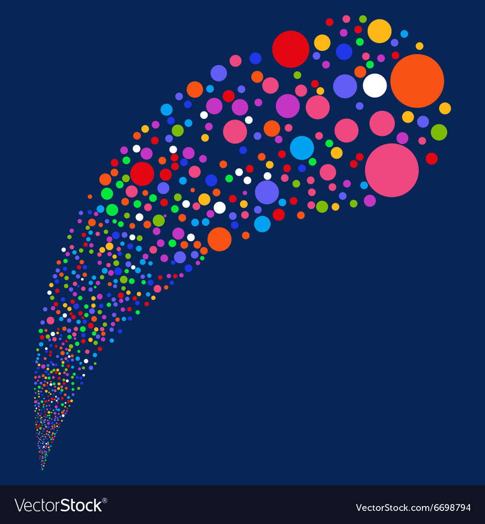 Random bubble stream