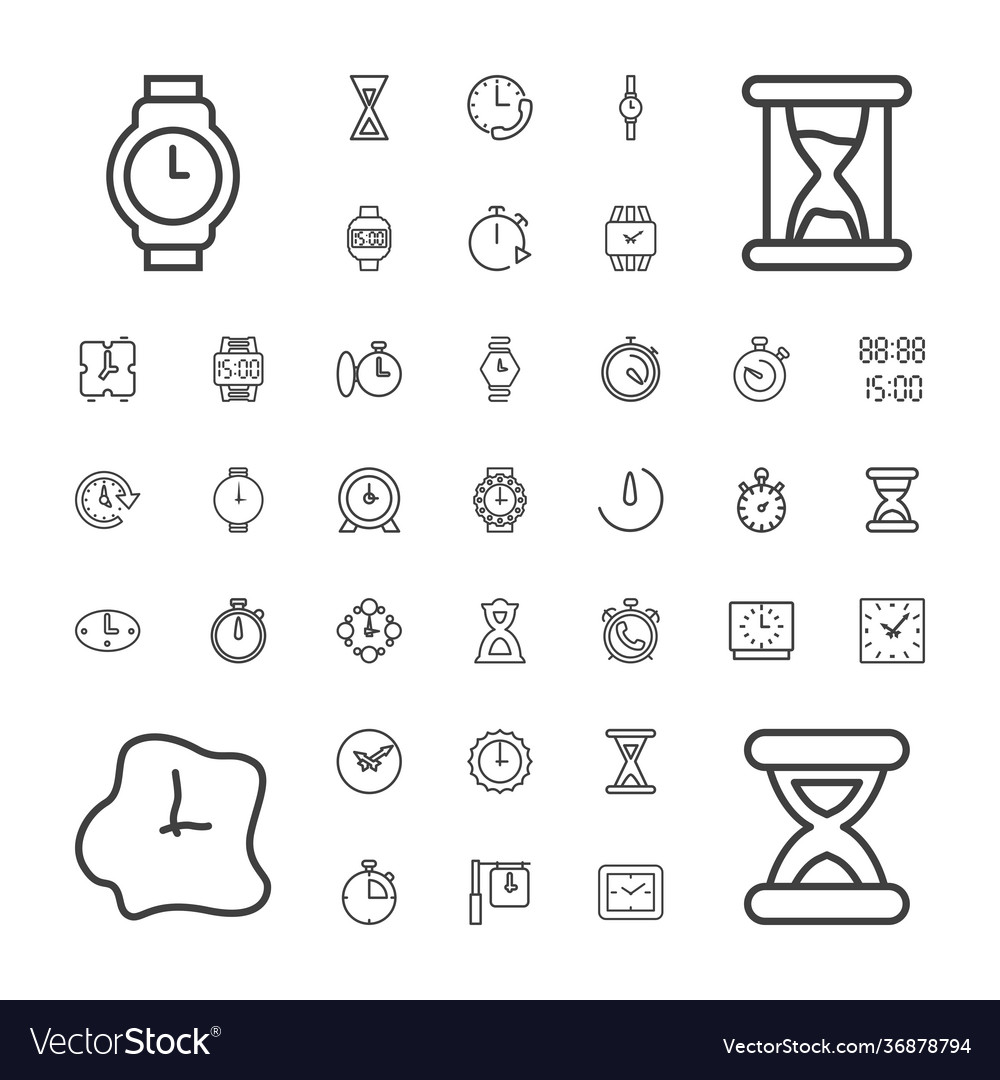 Timer icons