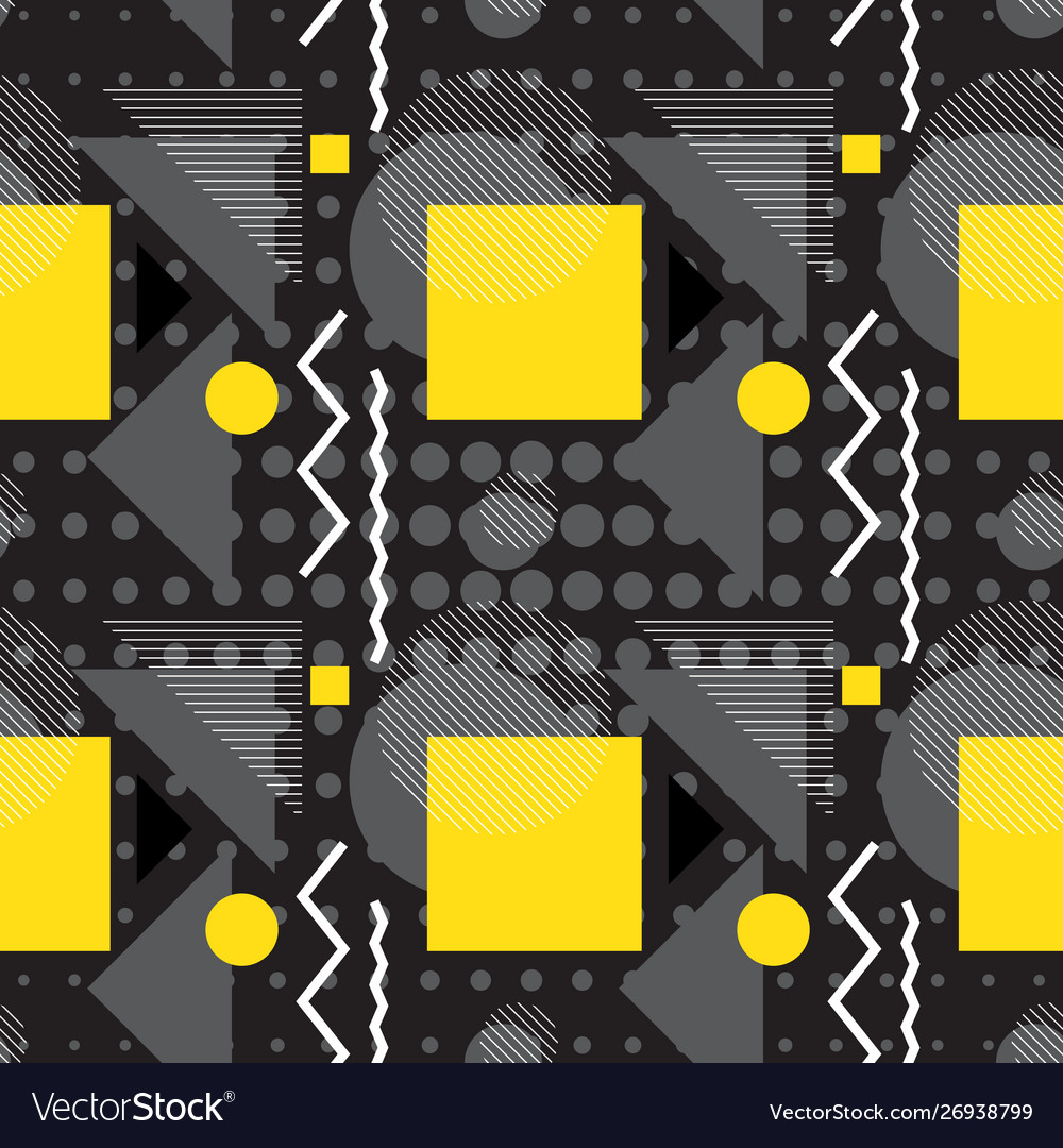 Abstract geometric seamless pattern with simple vector image Abstract geometric seamless pattern with simple