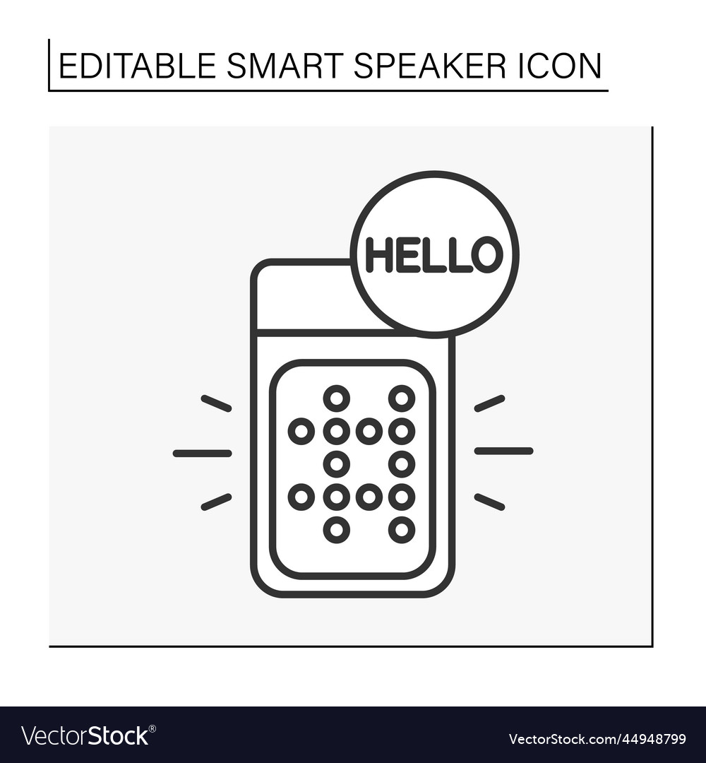Application line icon Vector Image Application line icon
