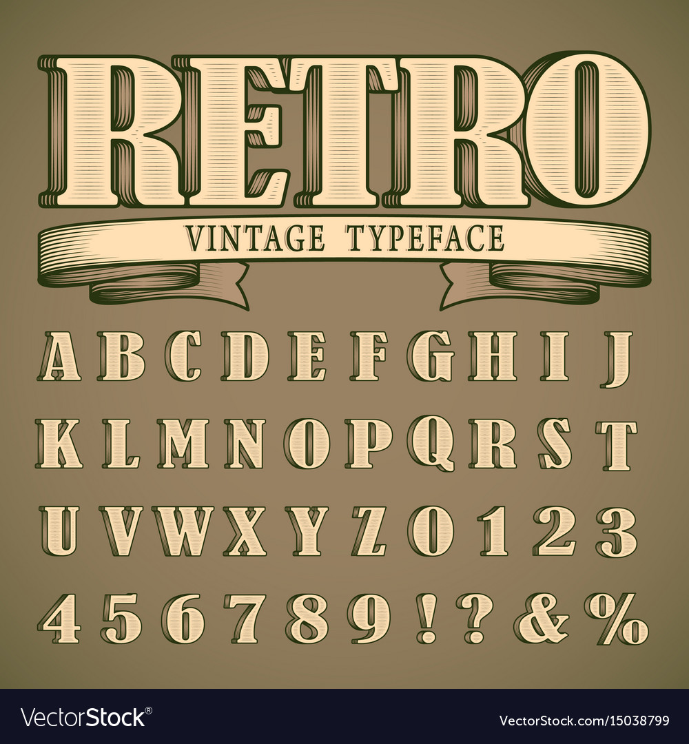 old style typeface logos