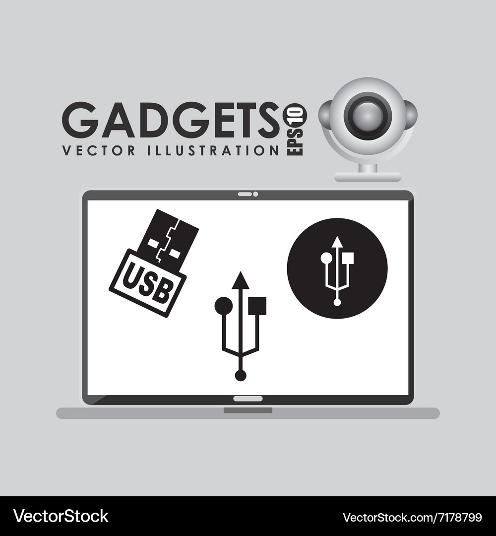Gadget technology design Royalty Free Vector Image