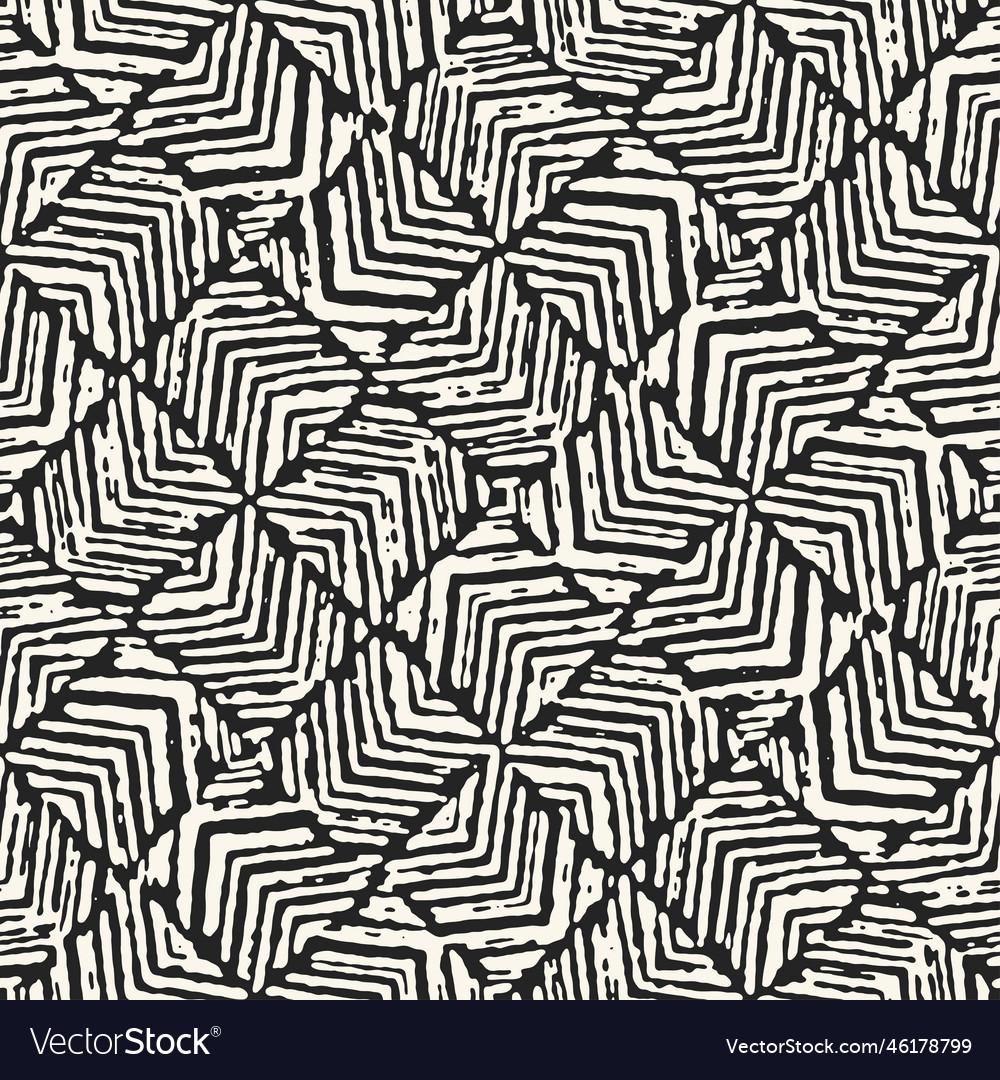 Herringbone textured checked pattern vector image Herringbone textured checked pattern