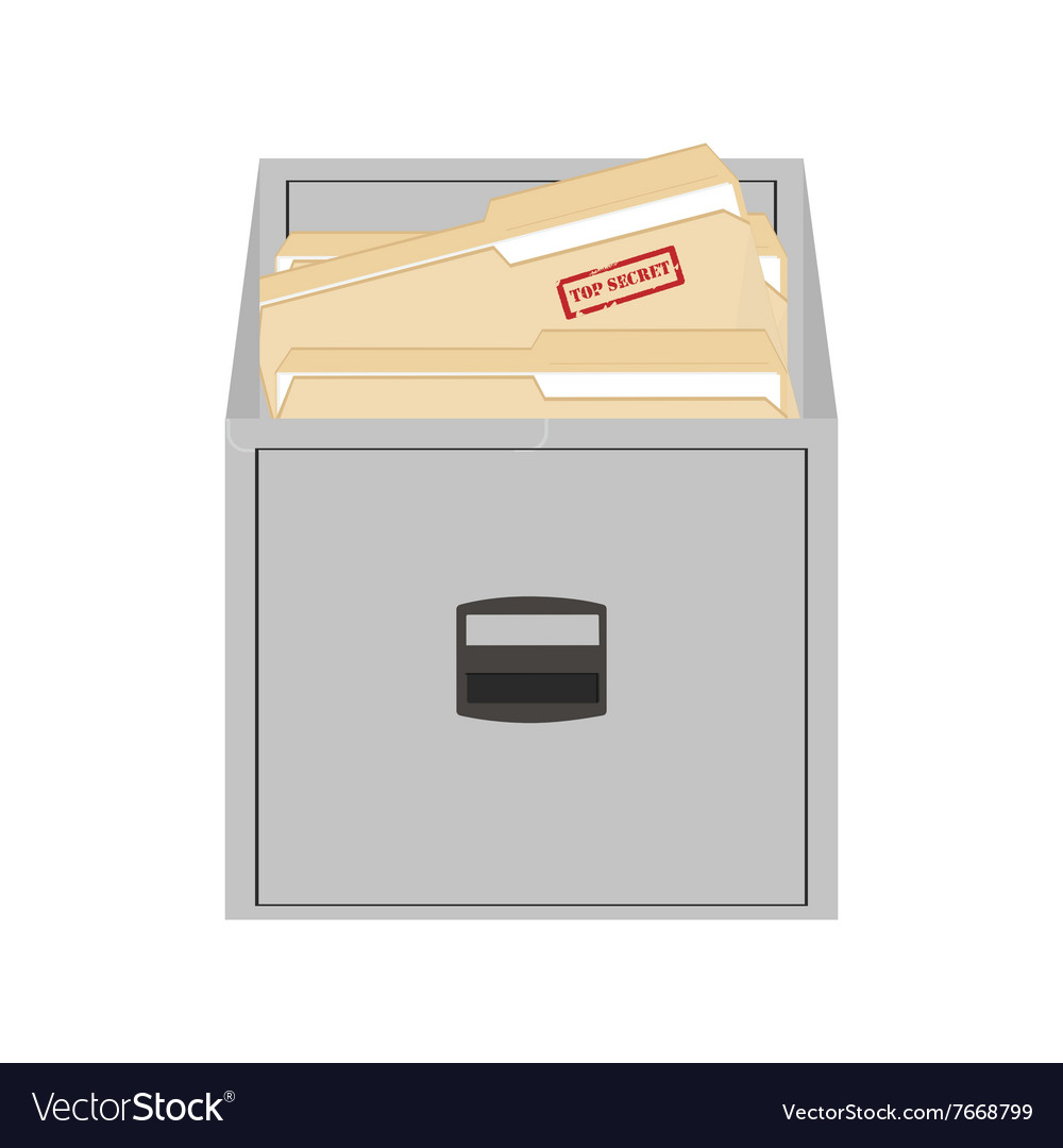 Opened card catalog Royalty Free Vector Image VectorStock