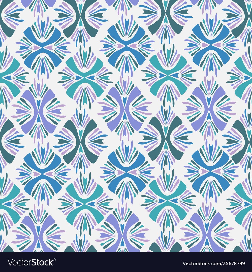 Seamless pattern colorful abstract design vector image Seamless pattern colorful abstract design