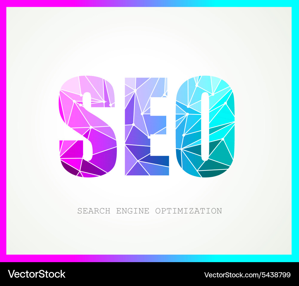Seo search engine optimization concept Royalty Free Vector