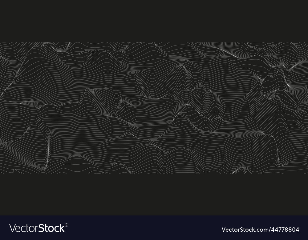 Abstract background with distorted line shapes vector image Abstract background with distorted line shapes