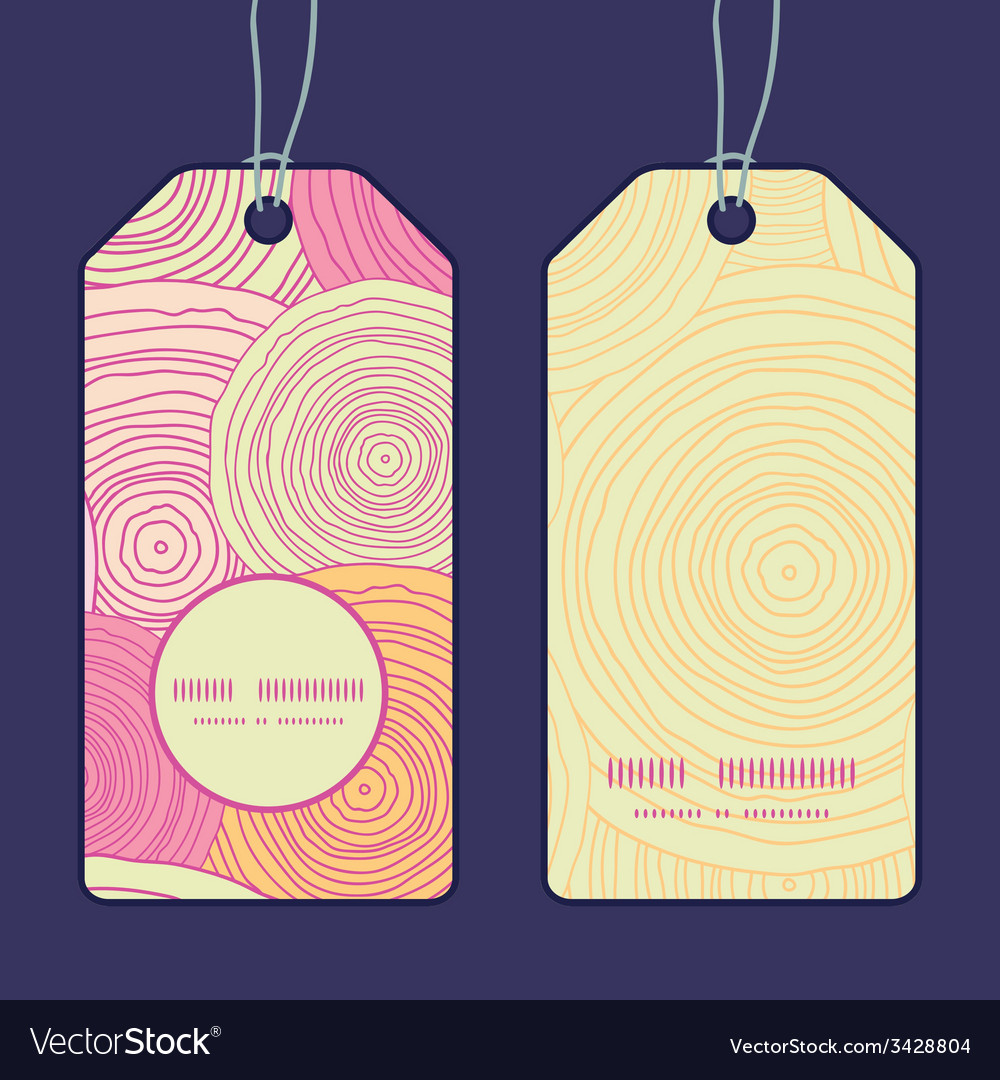Doodle circle texture vertical round frame pattern