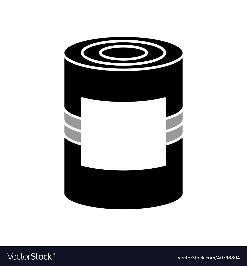 Graphic of tin can icon